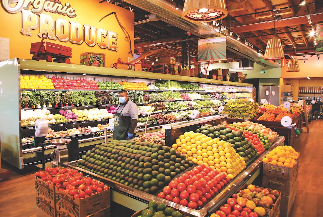 Sacred Earth Produce on display at Staff of Life store